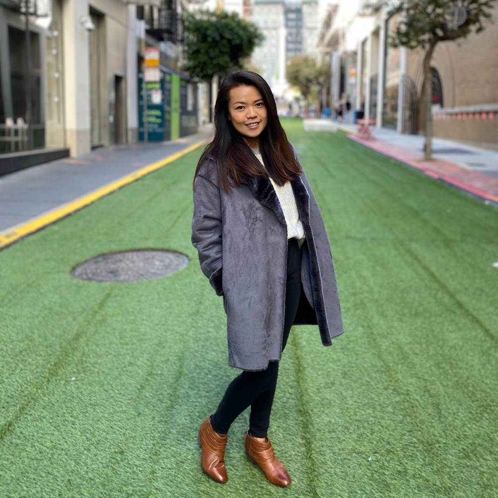 Faux Shearling Coat - image 3